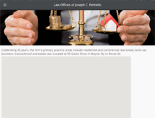Tablet Screenshot of petriellolaw.com